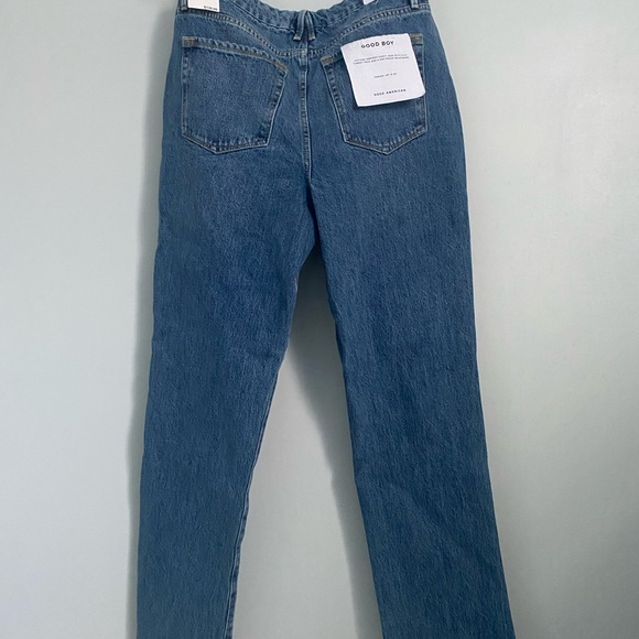 New with tags Good American Good Boy Jeans. Vintage inspired curvy jean. 28 x 32 - Picture 2 of 7